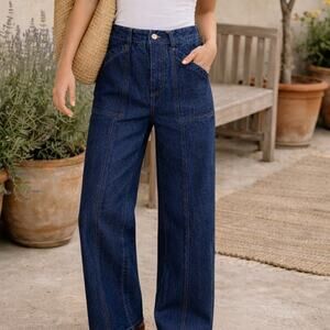 Opera Sport $354 Women's Denver JEan indigo Blue size S/32